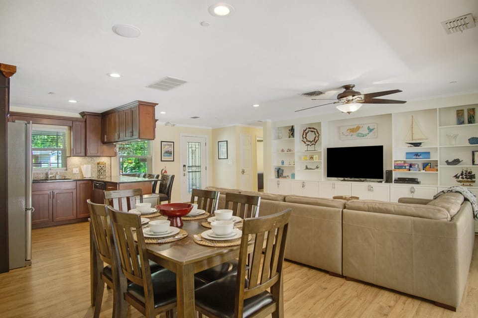 Open Dining/Living/Kitchen.