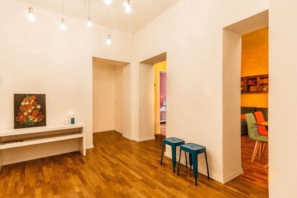 Living room with double sofa-bed