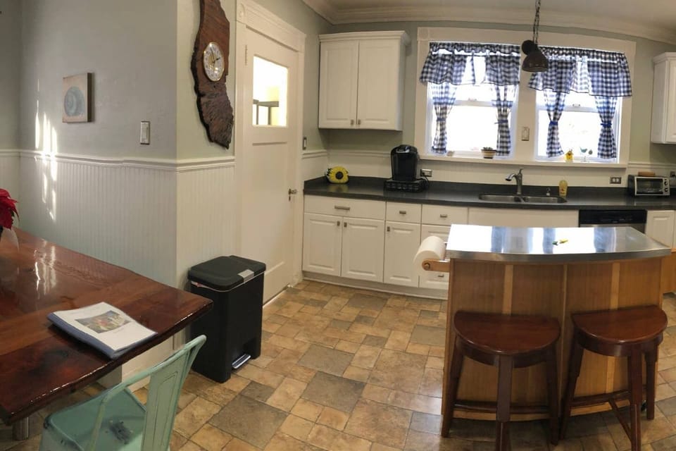 Kitchen: Entryway to the laundryroom and side entrance is shown.