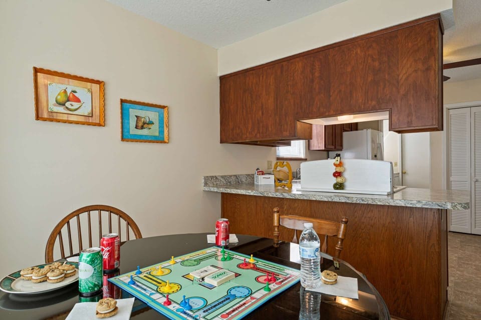 View from the eat in area to the kitchen