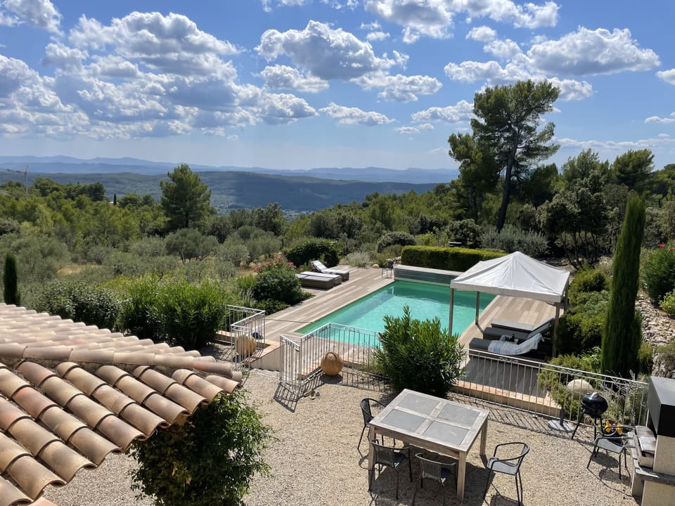 Panoramic view from main house bedrooms