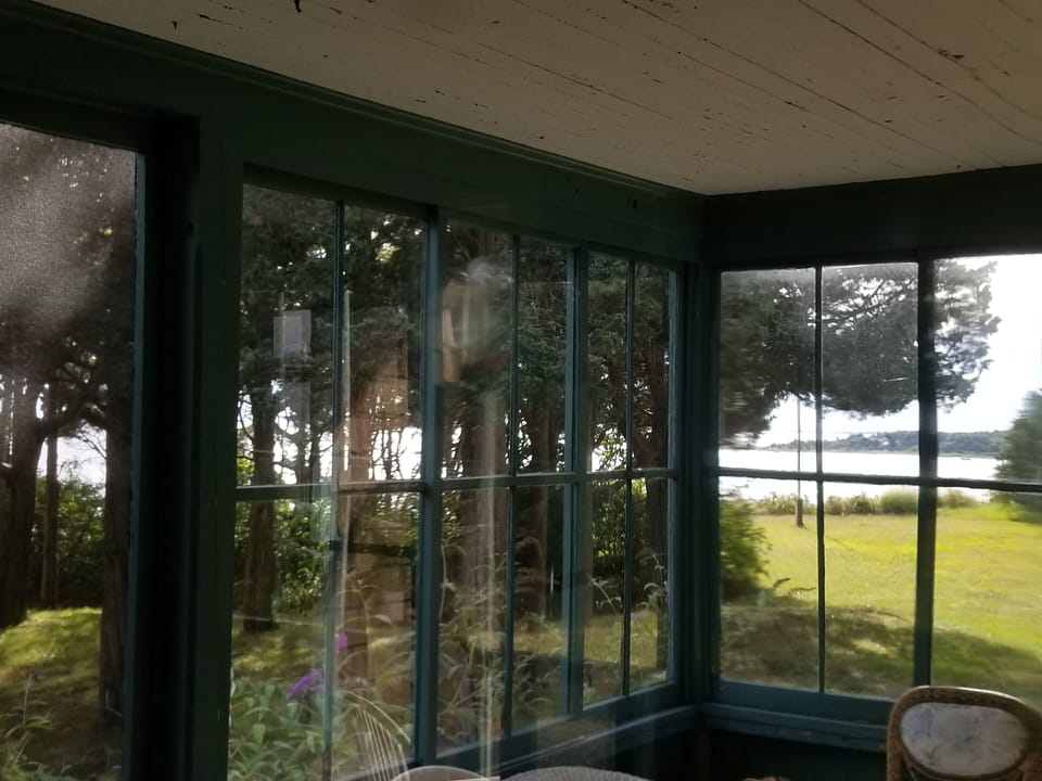 View from Big House screened in porch.
