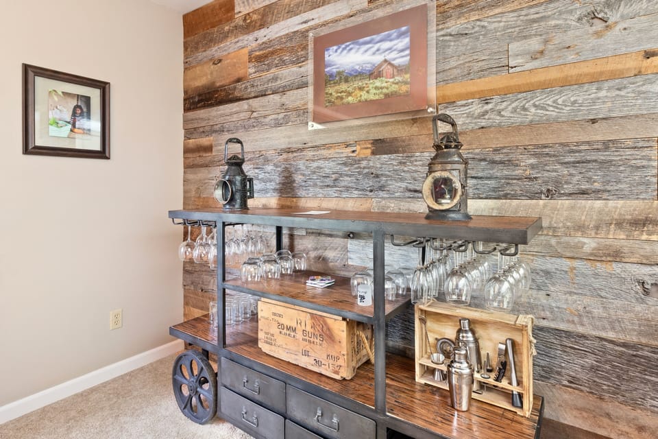 Indoors, Hardwood, Painting, Stained Wood, Furniture