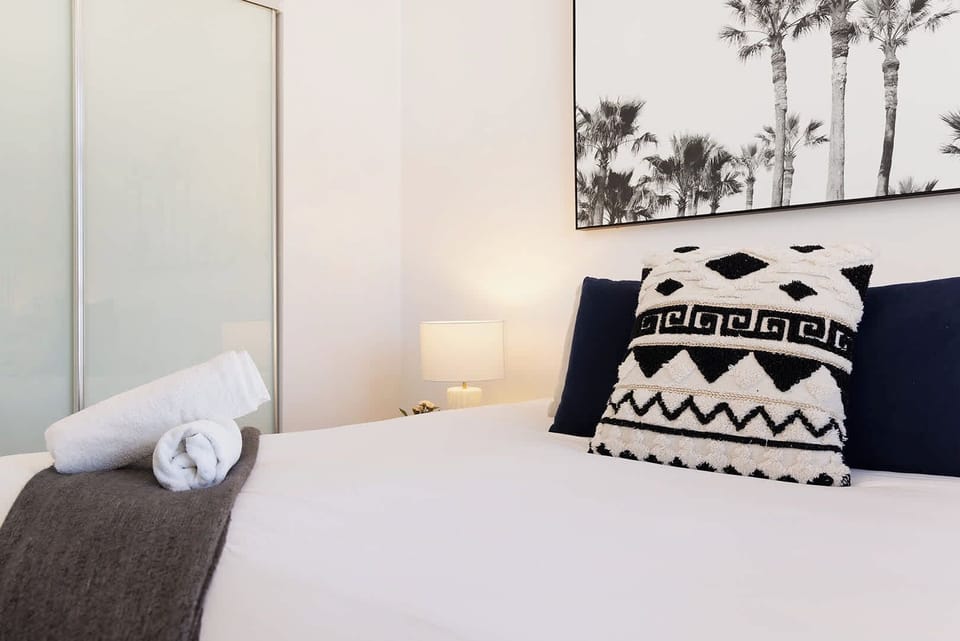 Second bedroom with king bed