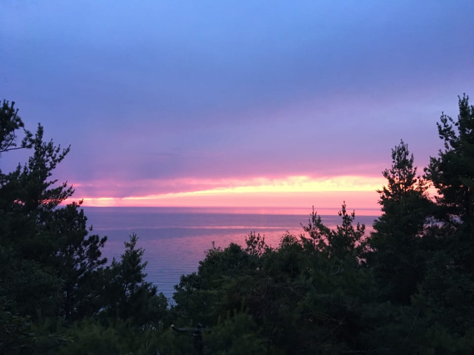 Each sunset varies from the deck, facing west towards Lake MI.