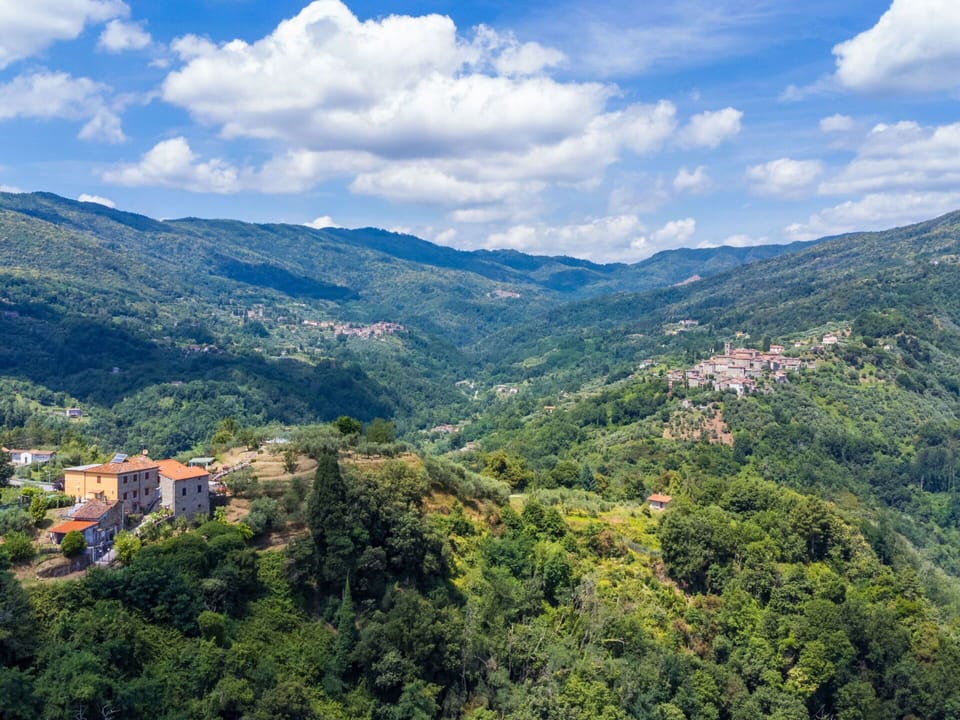 Cloud, Sky, Mountain, Natural Landscape, Vegetation, Tree, Plant, Cumulus, House, Landscape