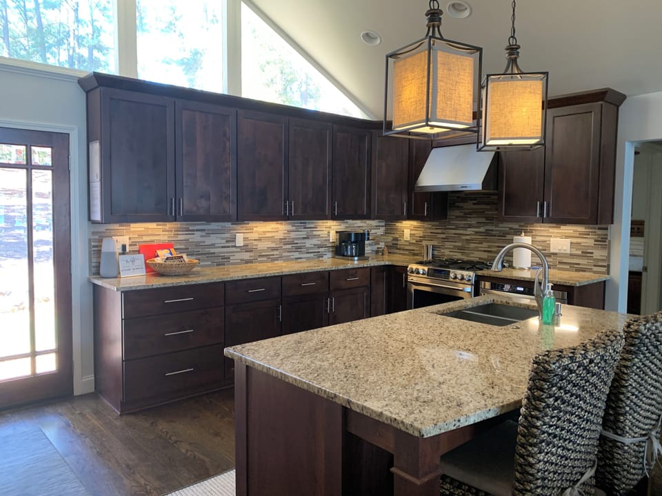Counter seating.
