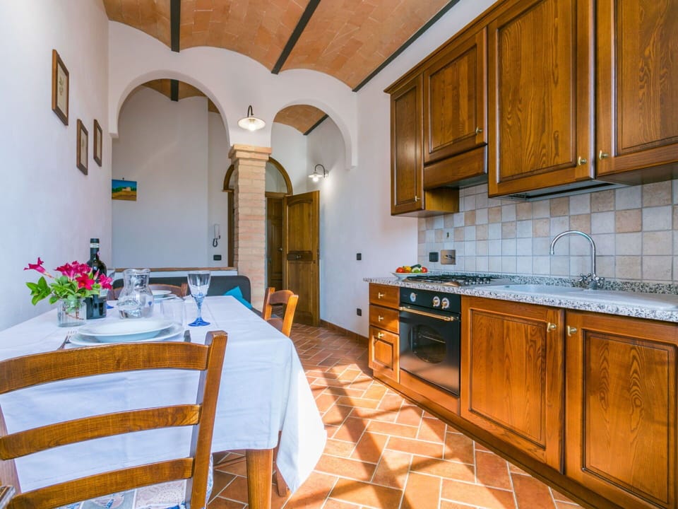 Furniture, Cabinetry, Property, Countertop, Building, Chair, Kitchen, Wood, Architecture, Table