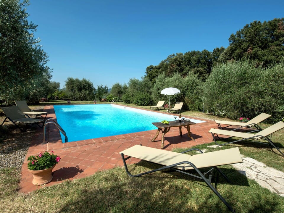 Water, Plant, Sky, Furniture, Swimming Pool, Tree, Azure, Shade, Outdoor Furniture, Sunlounger