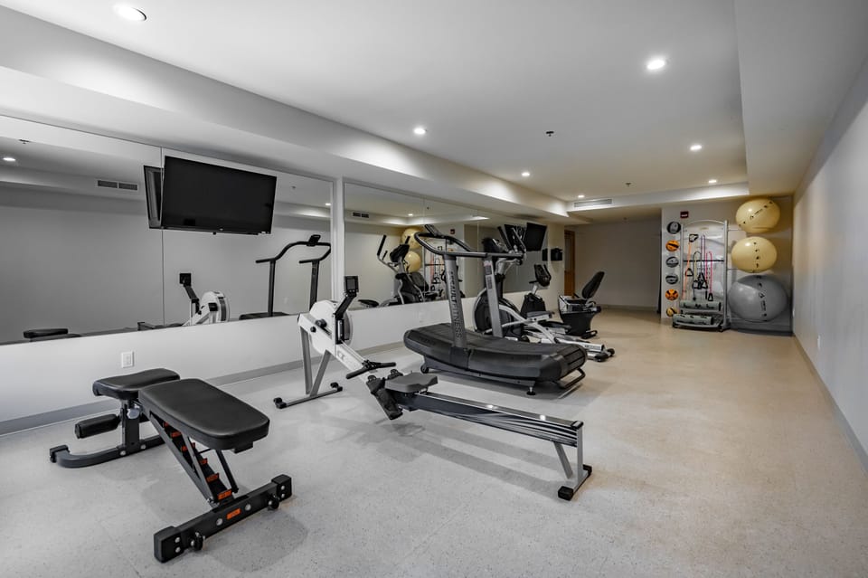 Free Gym  across the hall