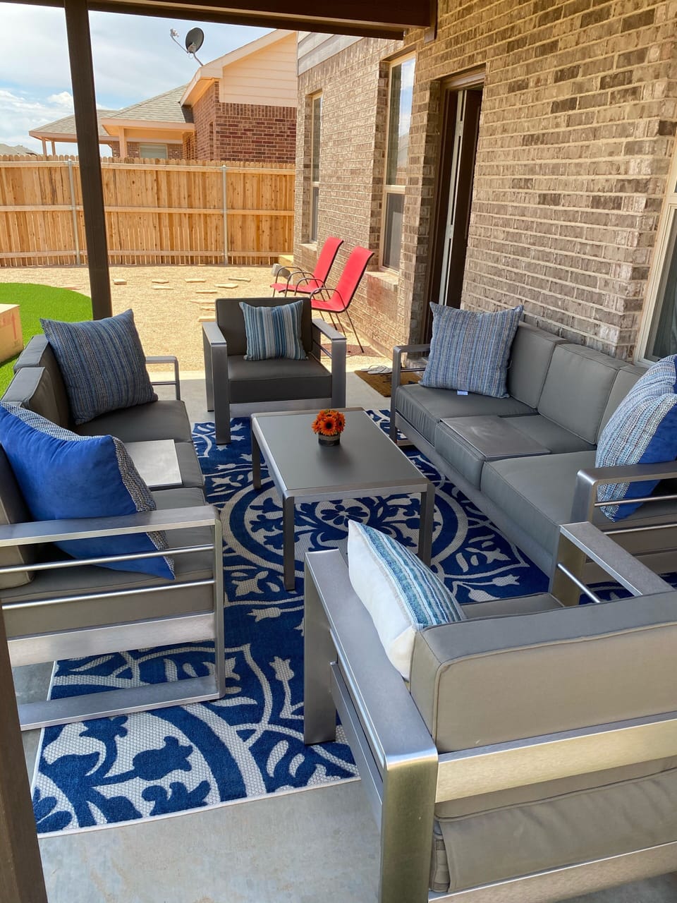 back yard patio 