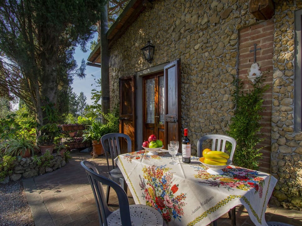 Table, Plant, Furniture, Property, Building, Chair, Window, Tableware, Tree, Outdoor Table