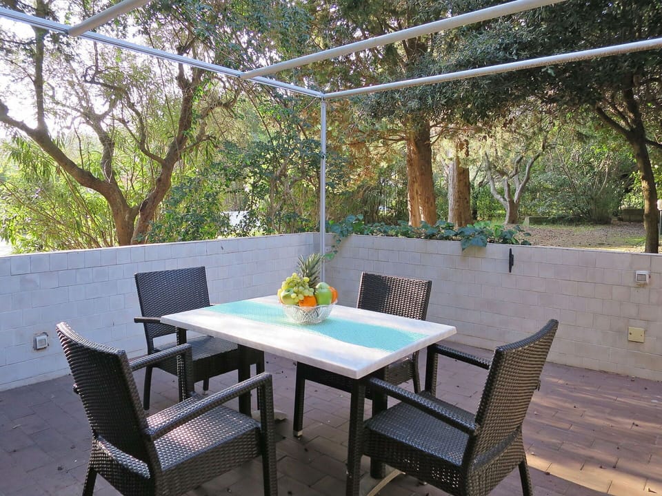 Property, Furniture, Table, Patio, Outdoor Table, Room, House, Real Estate, Building, Tree