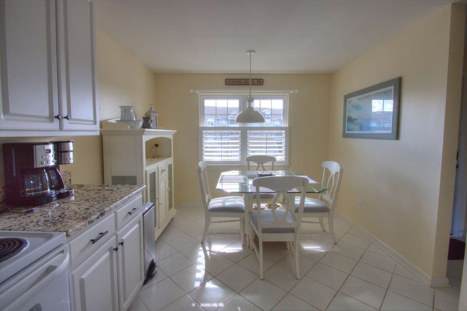 Tastefully decorated kitchen with all you'll need to cook.