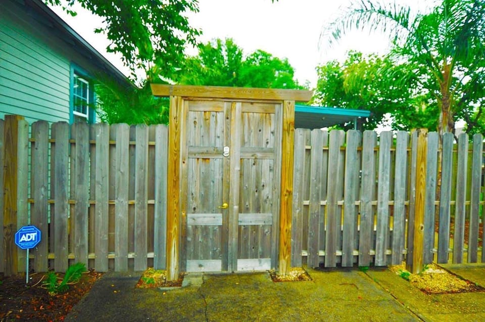 Patio entrance