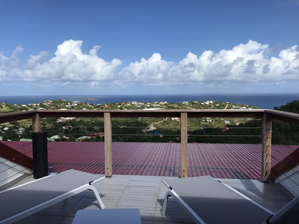 view from the bedroom terrace