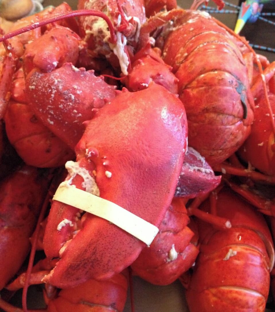Lobsters on the patio??