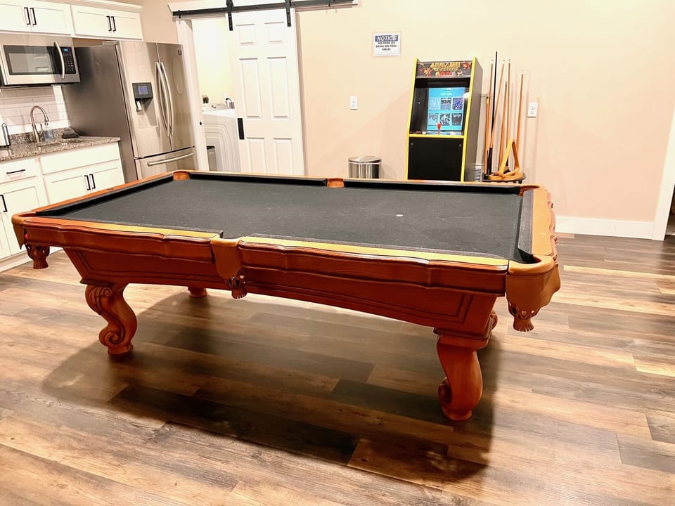 Pool table lower level