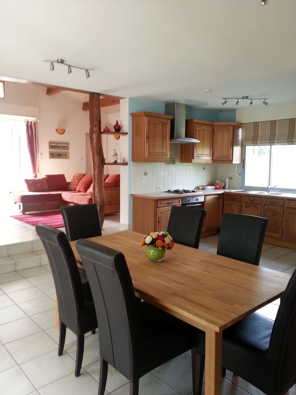 Kitchen and Living Room