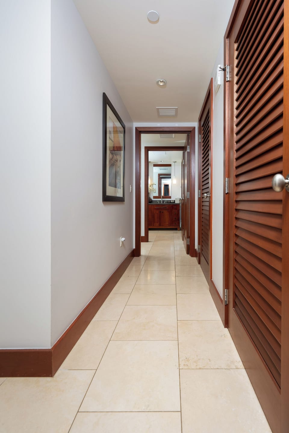 Hallway leading to 3rd bedroom