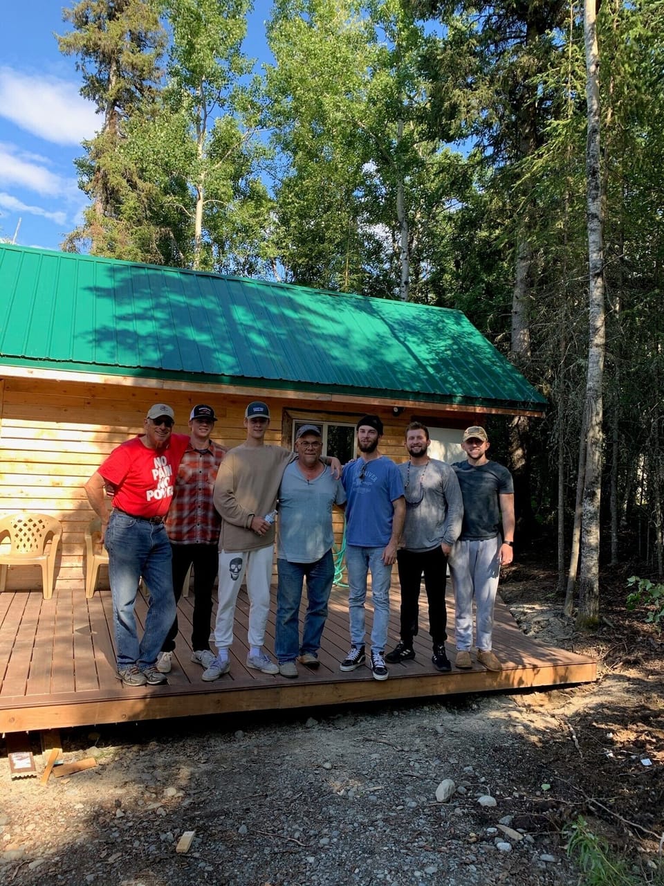 Side Deck with The "Guys"
