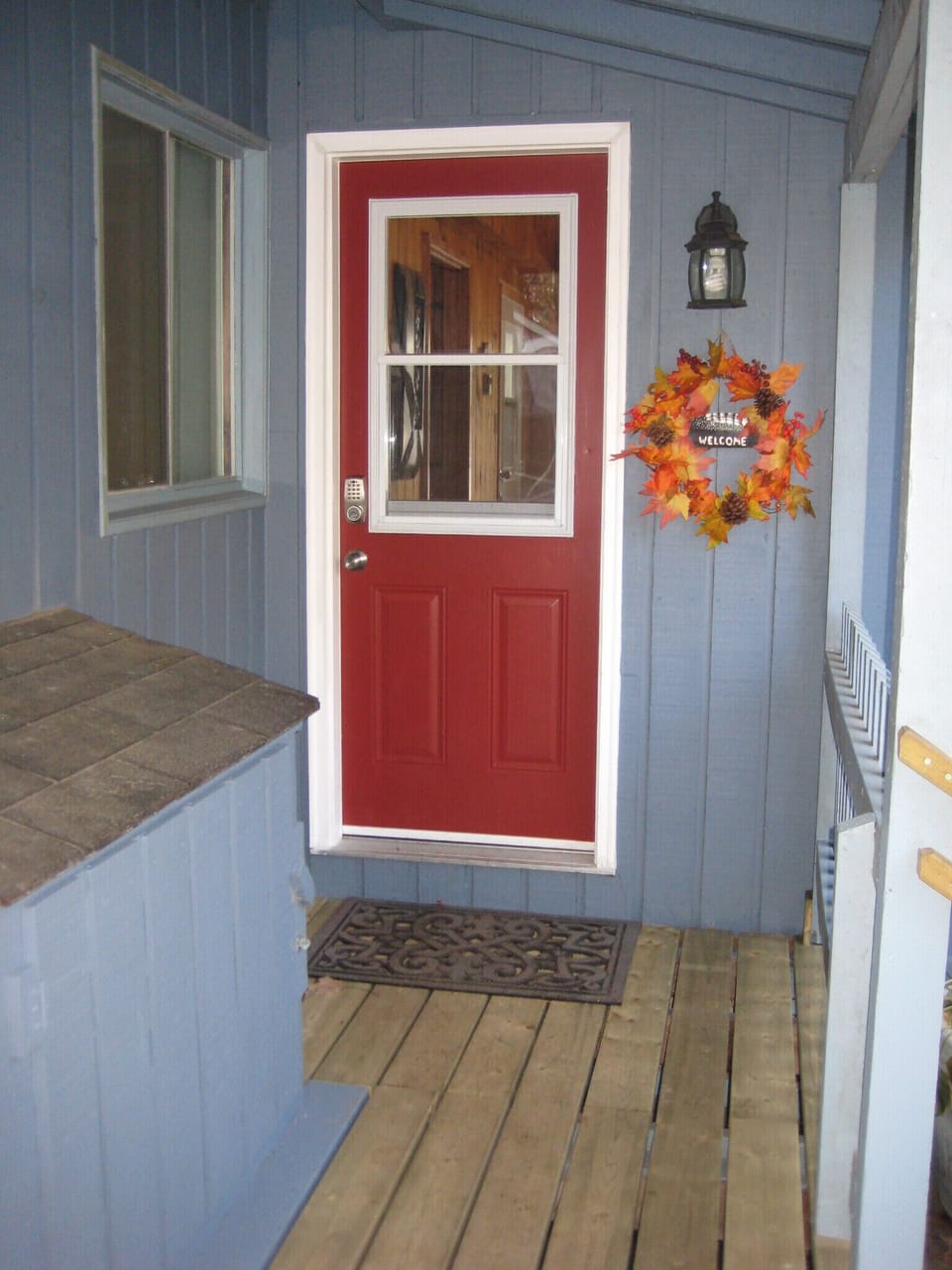 Entrance into cottage