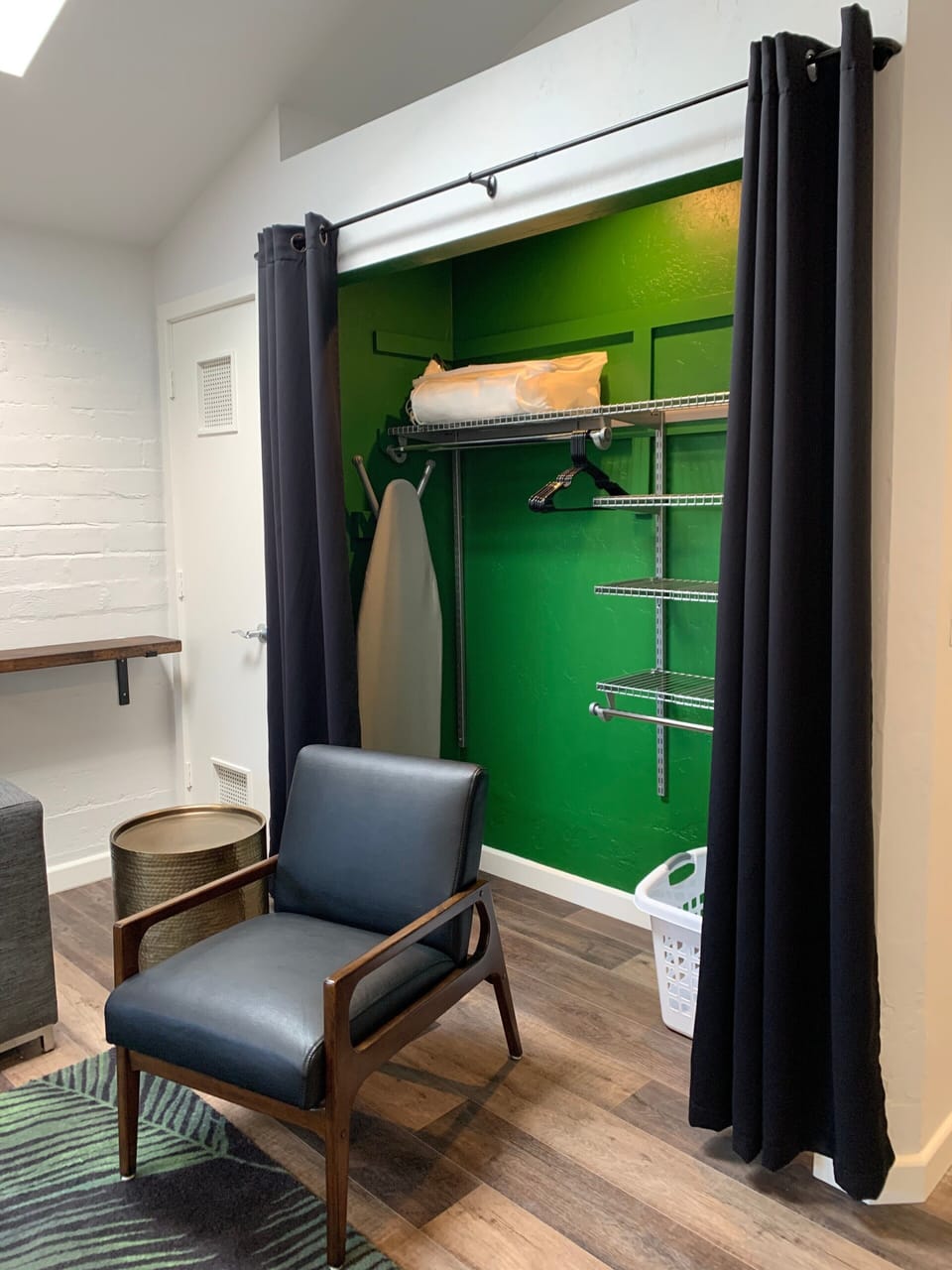 29. Wired Closet System to Allow for Easy Access to Personal Belongings.