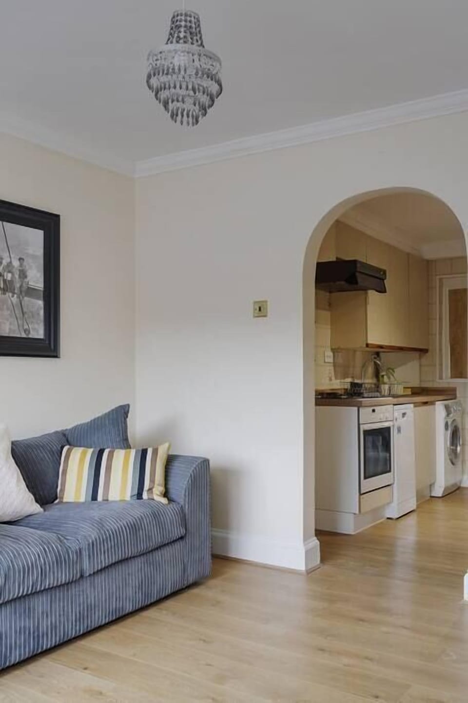Living room to kitchen