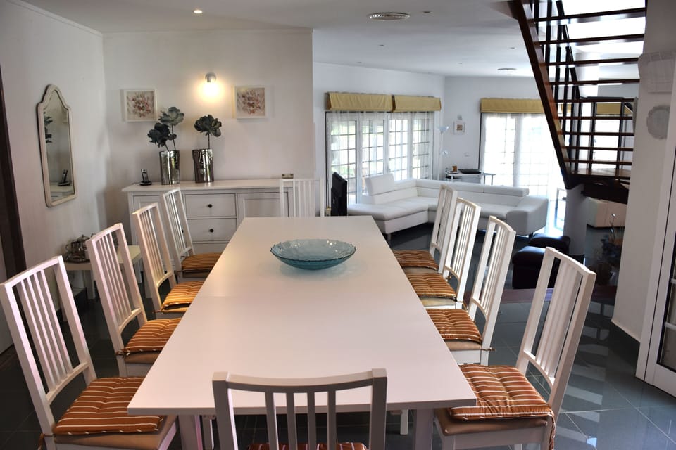 Inside dining area