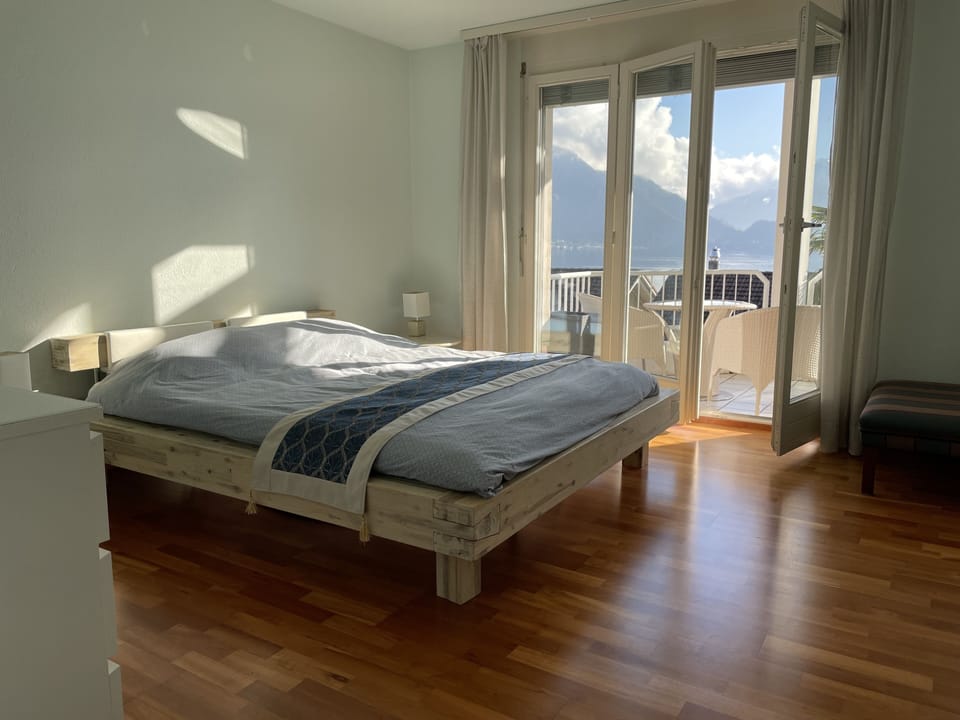 Bedroom 1 with balcony