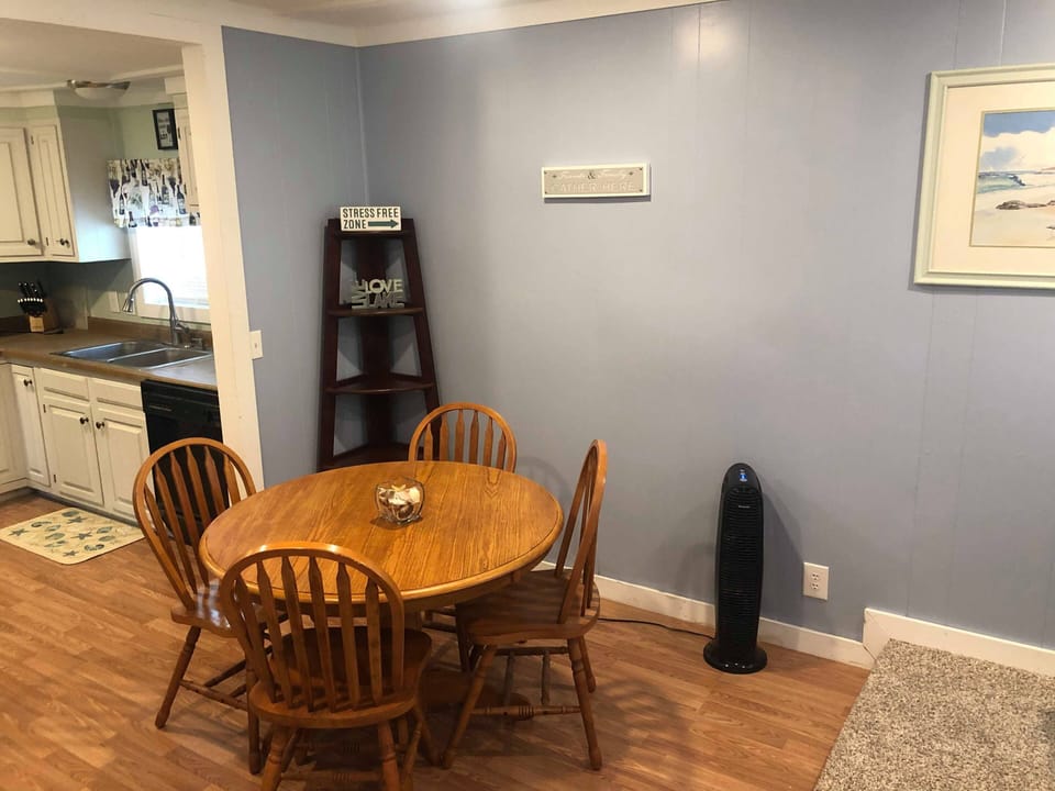 Plenty of dining space inside