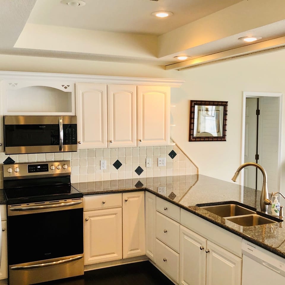 Brand new stainless steel appliances