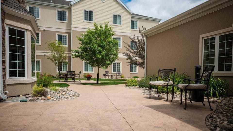 Step outside and unwind in our peaceful courtyard.