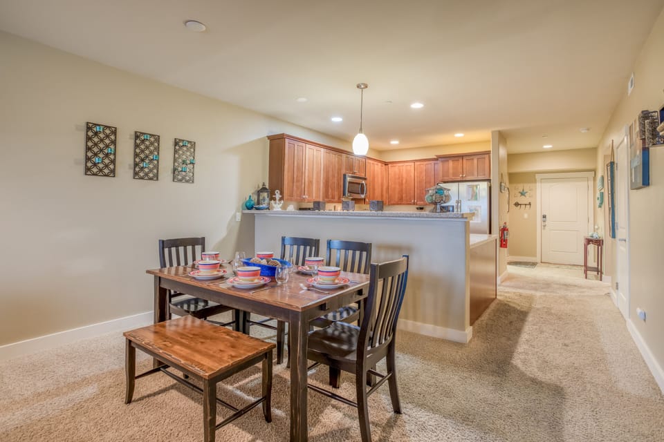 Dining Area with Kitchen View