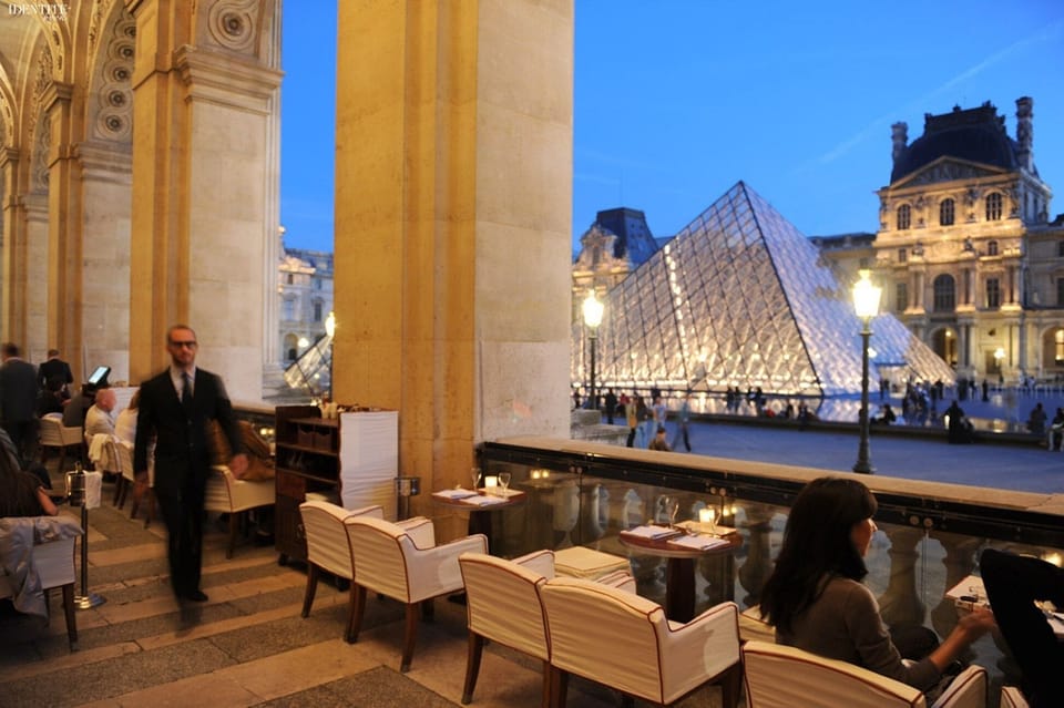 CAFE MARLY AT THE LOUVRE MUSEUM
