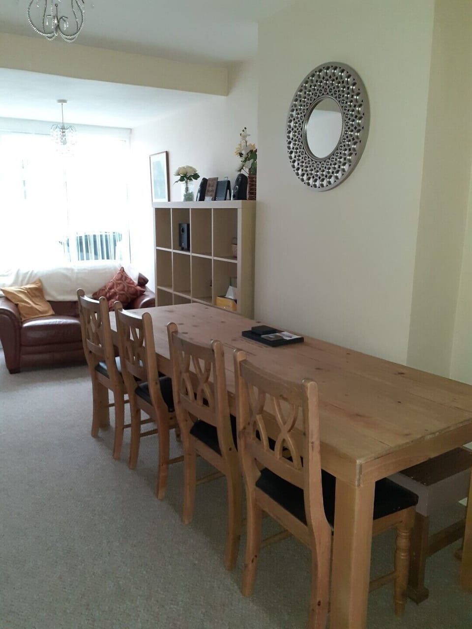 The made to measure dining table which seat 10 comfortably