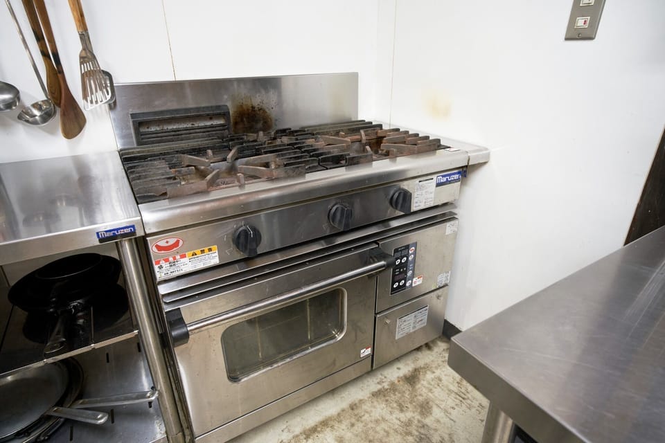 3-port gas stove / gas oven