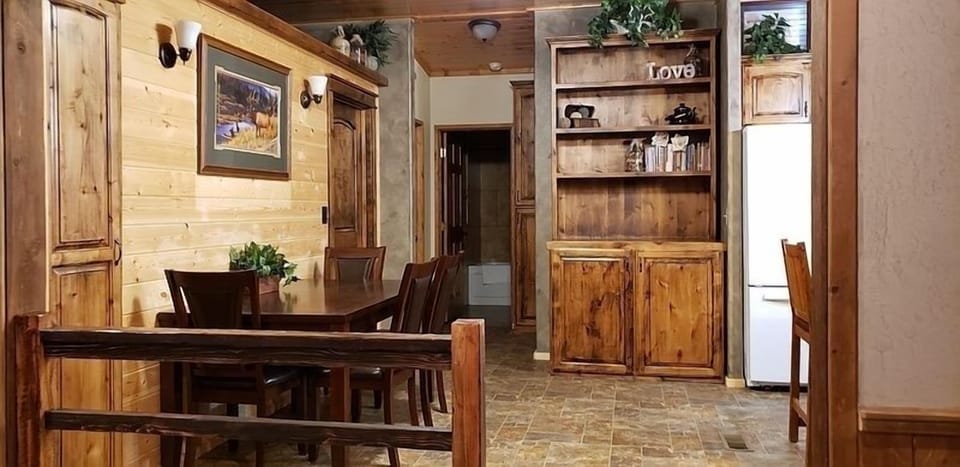 Kitchen and 2nd dinning area. 