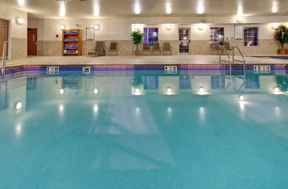 Take a dip in the pool.