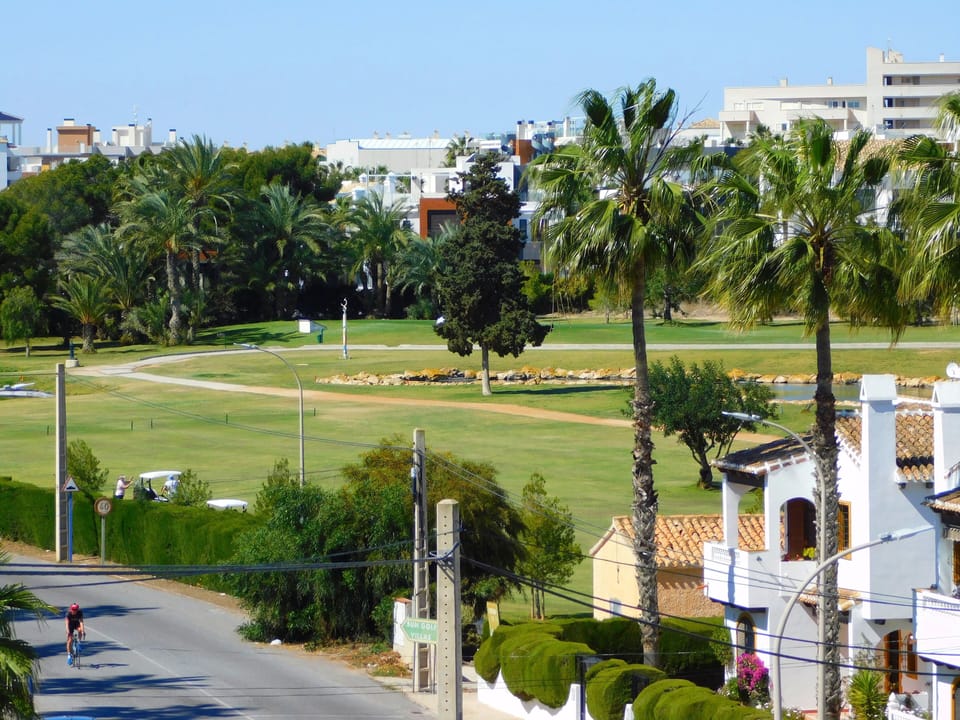 views from Terrace of the Fairway of villa martin golf course 