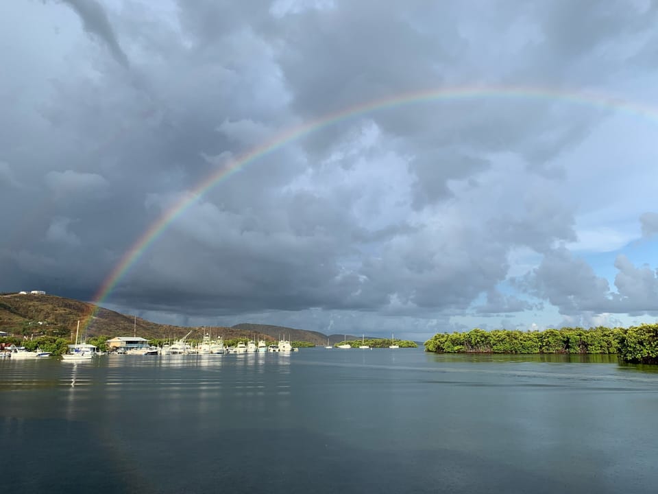 Even the rainy days bring some magical moments.