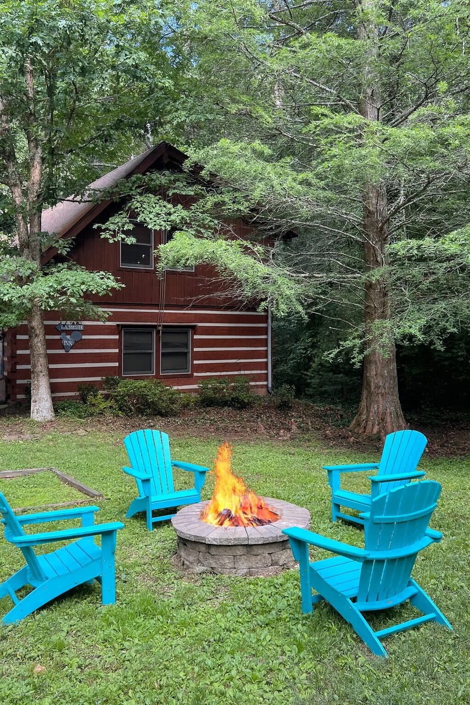 Relax by the Fire Pit on the front lawn