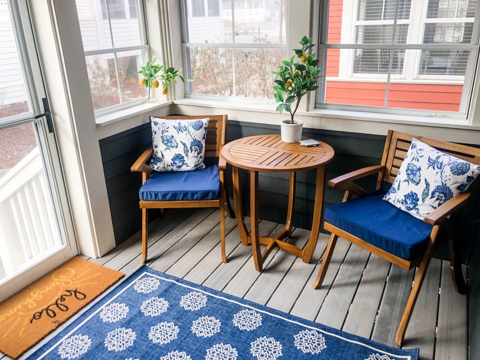Enclosed back porch