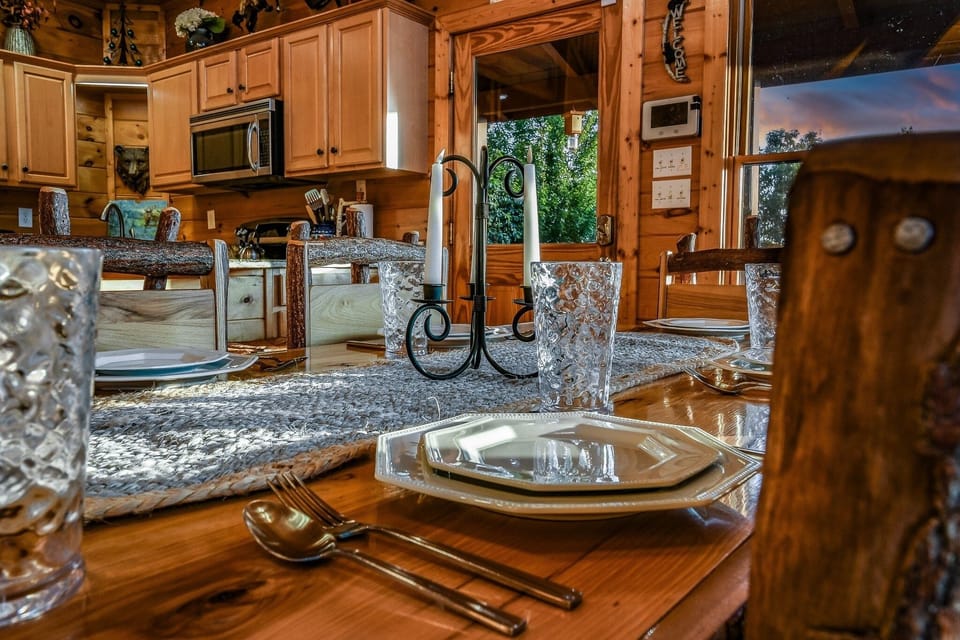 Indoors, Hardwood, Kitchen, Appliance, Microwave