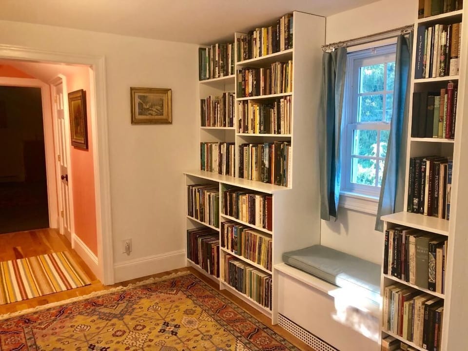 Upstairs hall looking north.