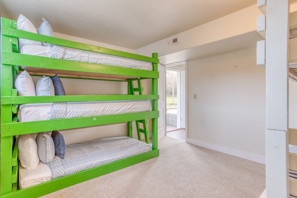 Bedroom 4 with a Twin Triple Bunk Bed