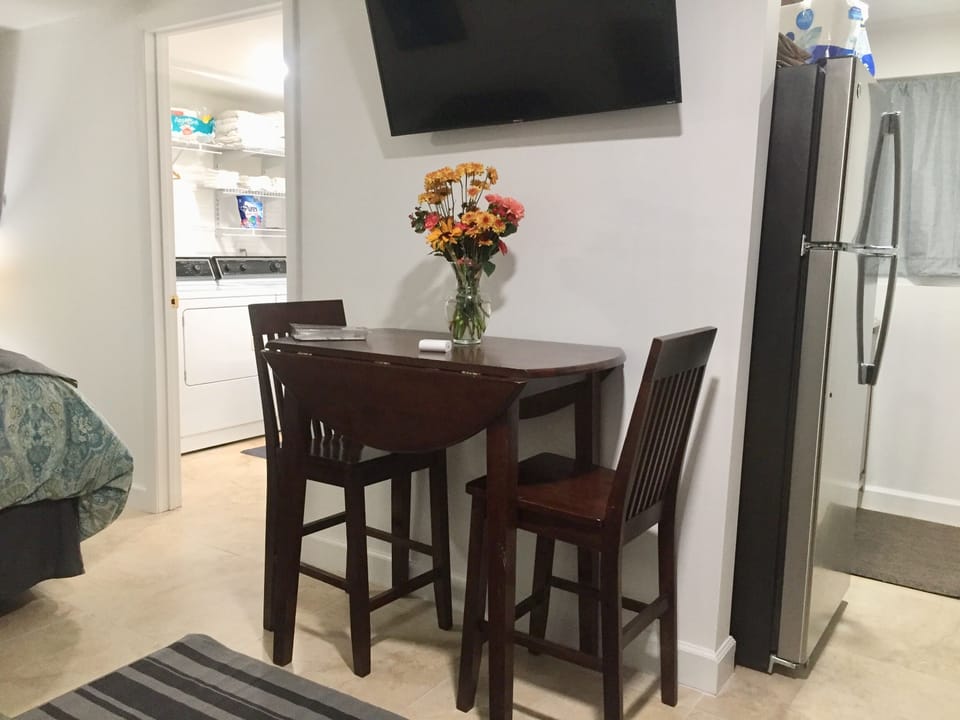 Table for work or meals while watching the TV 