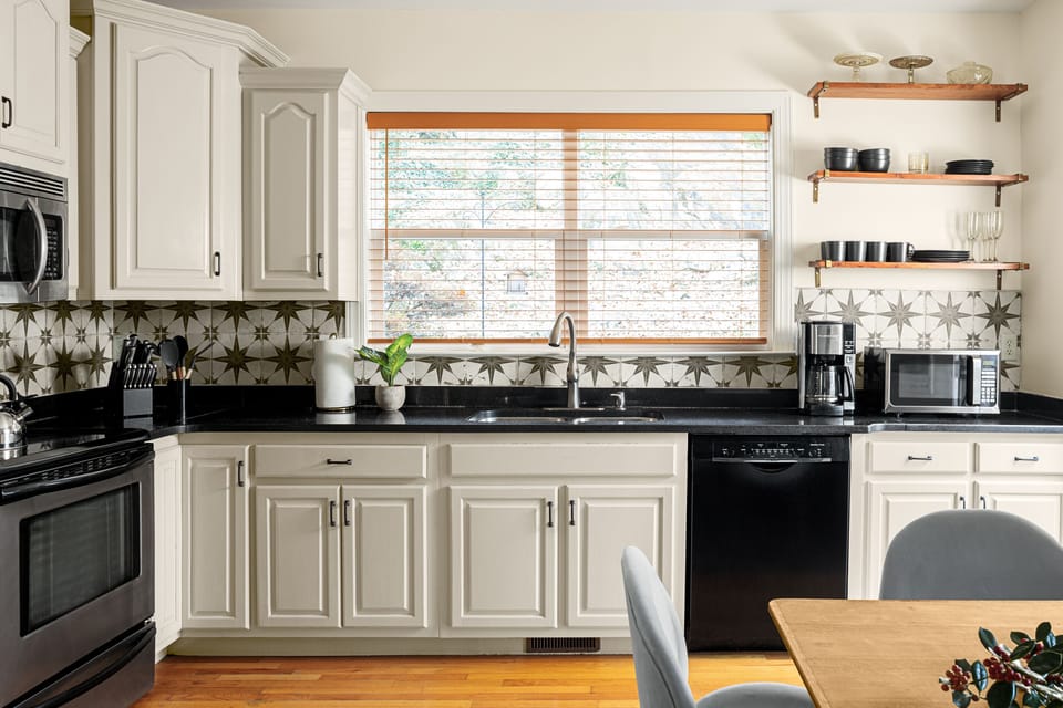 Watch the cardinals play while you wash dishes. 