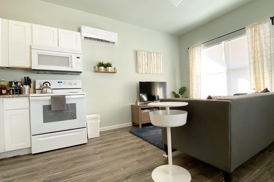 Kick your feet up after a long day of exploration in San Antonio. Enjoy a cup of tea or a glass of wine while reading a book or watching TV. This is the place if you want to get cozy and comfortable.