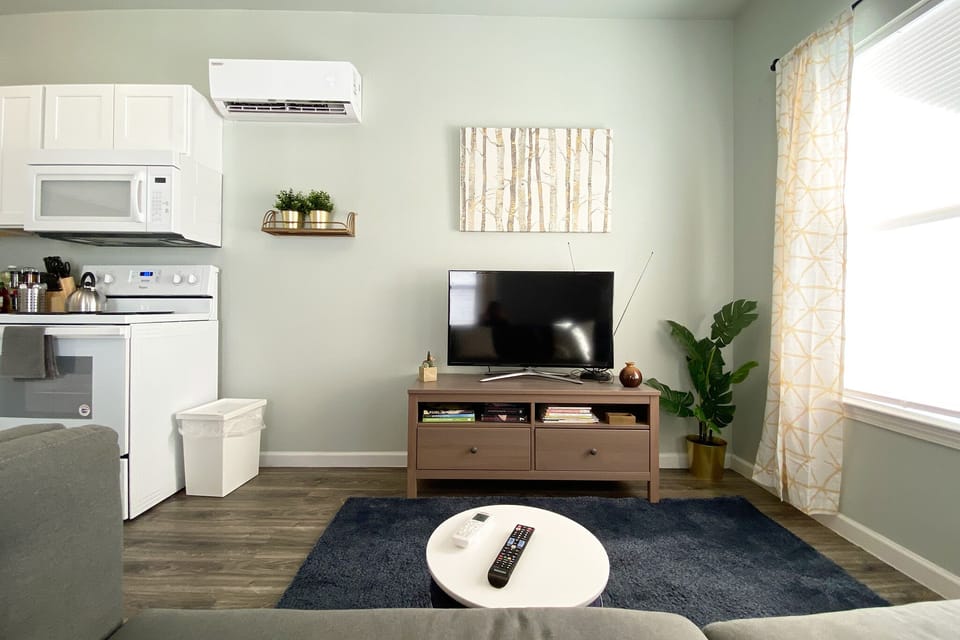 We offer a 40" Smart TV so you can watch as much as you want!